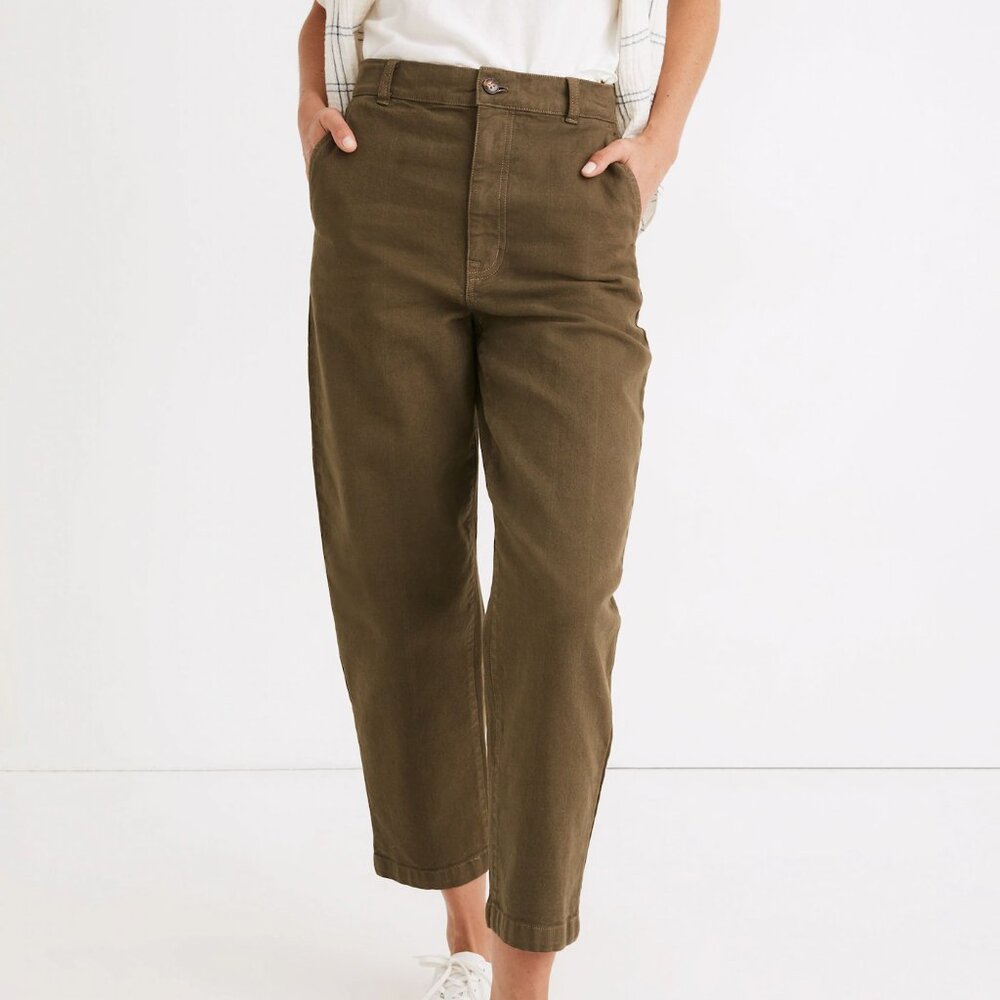 Madewell Olive Green Balloon Pants